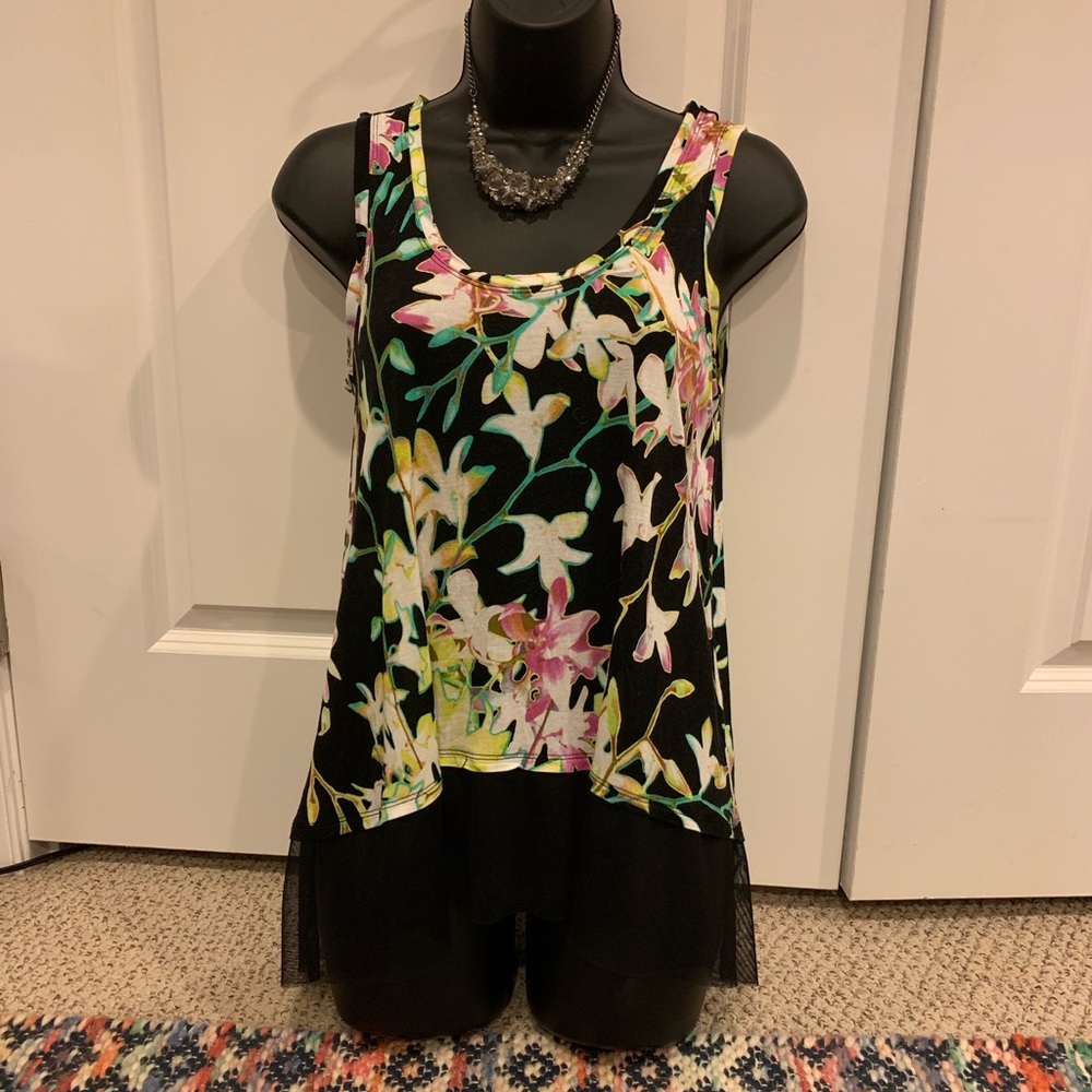 TROPICAL PRINT TOP